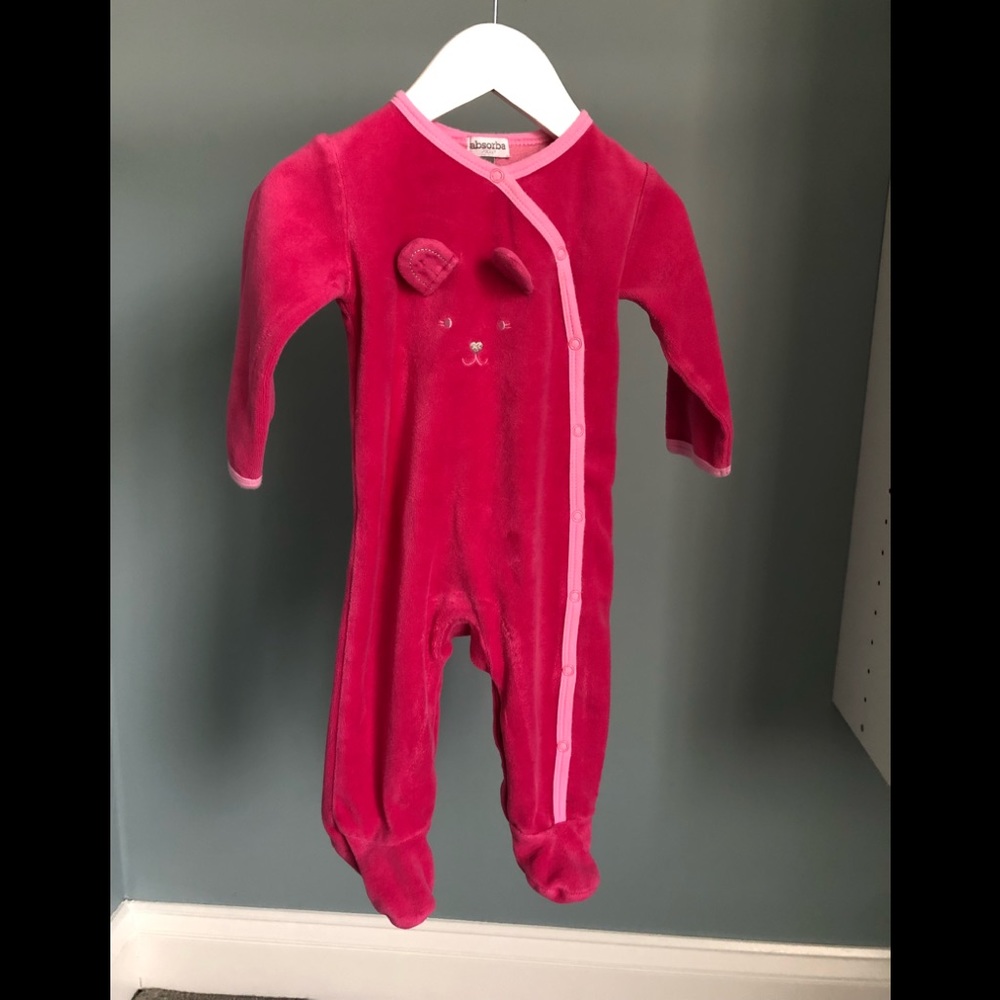 Absorba velvet onesie